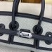 Hermes Birkin Cargo 25 Bag in Ecru Toile and Black Swift Leather