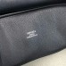Hermes Birkin Cargo 25 Bag in Ecru Toile and Black Swift Leather