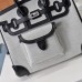Hermes Birkin Cargo 25 Bag in Ecru Toile and Black Swift Leather