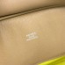 Hermes Birkin Cargo 25 Bag in Lime Toile and Chai Swift Leather