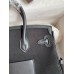 Hermes Birkin Cargo 25 Bag in Black Toile and Swift Leather