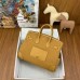 Hermes Birkin Cargo 25 Bag in Sesame Toile and Swift Leather