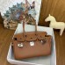 Hermes Shoulder Birkin Light 29 Bag in Gold Swift Calfskin