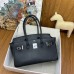 Hermes Shoulder Birkin Light 29 Bag in Black Swift Calfskin