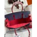 Hermes HSS Birkin 30 Bicolor Bag in Blue Saphir and Rose Lipstick Epsom Calfskin