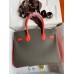 Hermes HSS Birkin 30 Bicolor Bag in Etain and Piment Epsom Calfskin