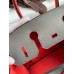 Hermes HSS Birkin 30 Bicolor Bag in Etain and Piment Epsom Calfskin