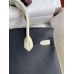 Hermes HSS Birkin 30 Bicolor Bag in Black and Craie Epsom Calfskin