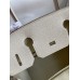Hermes Birkin 35CM Retourne Handmade Bag In Craie Clemence Leather