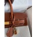 Hermes Birkin 30CM Handmade Bag In Toile & Gold Swift Leather