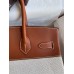 Hermes Birkin 30CM Handmade Bag In Toile & Gold Swift Leather