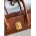 Hermes Birkin 30CM Handmade Bag In Toile & Gold Swift Leather