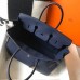 Hermes Birkin 30cm 35cm Bag In Navy Blue Clemence Leather