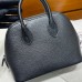 Hermes Bolide 1923 Mini Handmade Bag In Black Chevre Mysore Leather
