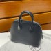 Hermes Bolide 1923 Mini Handmade Bag In Black Chevre Mysore Leather