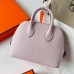 Hermes Bolide 1923 Mini Handmade Bag In Mauve Pale Chevre Mysore Leather