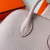 Hermes Bolide 1923 Mini Handmade Bag In Mauve Pale Chevre Mysore Leather
