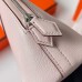 Hermes Bolide 1923 Mini Handmade Bag In Mauve Pale Chevre Mysore Leather