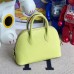 Hermes Bolide 1923 Mini Handmade Bag In Jaune Bourgeon Chevre Mysore Leather