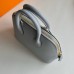 Hermes Bolide 1923 Mini Handmade Bag in Blue Glacier Evercolor Calfskin
