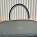 Hermes Bolide 1923 Mini Handmade Bag in Blue Glacier Evercolor Calfskin