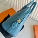 Hermes Bolide 1923 Mini Handmade Bag Blue Jean Evercolor Calfskin