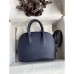 Hermes Bolide Mini Handmade Bag in Blue Saphir Evercolor Calfskin