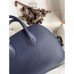 Hermes Bolide Mini Handmade Bag in Blue Saphir Evercolor Calfskin