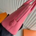 Hermes Bolide 1923 Mini Handmade Bag in Rose Azalee Evercolor Calfskin