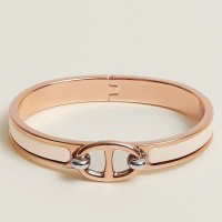 Hermes Creme Mini Clic Chaine d'Ancre Bracelet