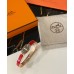 Hermes Red Mini Clic Chaine dAncre Bracelet