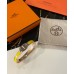 Hermes Yellow Mini Clic Chaine dAncre Bracelet