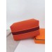 Hermes Bride-a-Brac Large Case in Orange Canvas