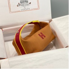 Hermes Bride-a-Brac Case in Sesame Canvas