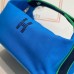 Hermes Bride-a-Brac Case in Bleu Hydra Canvas