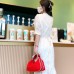 Hermes Bride-a-Brac Case in Red Canvas