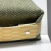 Hermes Bride-a-Brac Large Case in Vert Foret  Canvas with Zigzag Motifs
