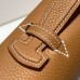 Hermes Sac a Depeches 38 Briefcase in Gold Clemence Leather