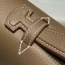 Hermes Sac a Depeches 38 Briefcase in Taupe Clemence Leather