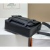Hermes Steve 30 Messenger Bag in Black Clemence Leather