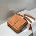 Hermes Steve Light Junior Messenger Bag in Gold Clemence Leather