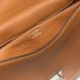 Hermes Steve Light Junior Messenger Bag in Gold Clemence Leather