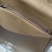 Hermes Steve Light Junior Messenger Bag in Taupe Clemence Leather