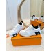 Hermes Men's Bouncing Sneakers in White Leather