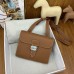 Hermes Sac a Depeches 21 Bag in Gold Clemence Leather