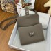 Hermes Sac a Depeches 21 Bag in Taupe Clemence Leather