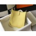 Hermes Evelyne III TPM Mini Bag In Jaune Poussin Clemence Leather
