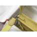 Hermes Evelyne III TPM Mini Bag In Jaune Poussin Clemence Leather