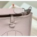 Hermes Evelyne III TPM Bag In Mauve Pale Clemence Leather