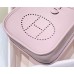 Hermes Evelyne III TPM Bag In Mauve Pale Clemence Leather